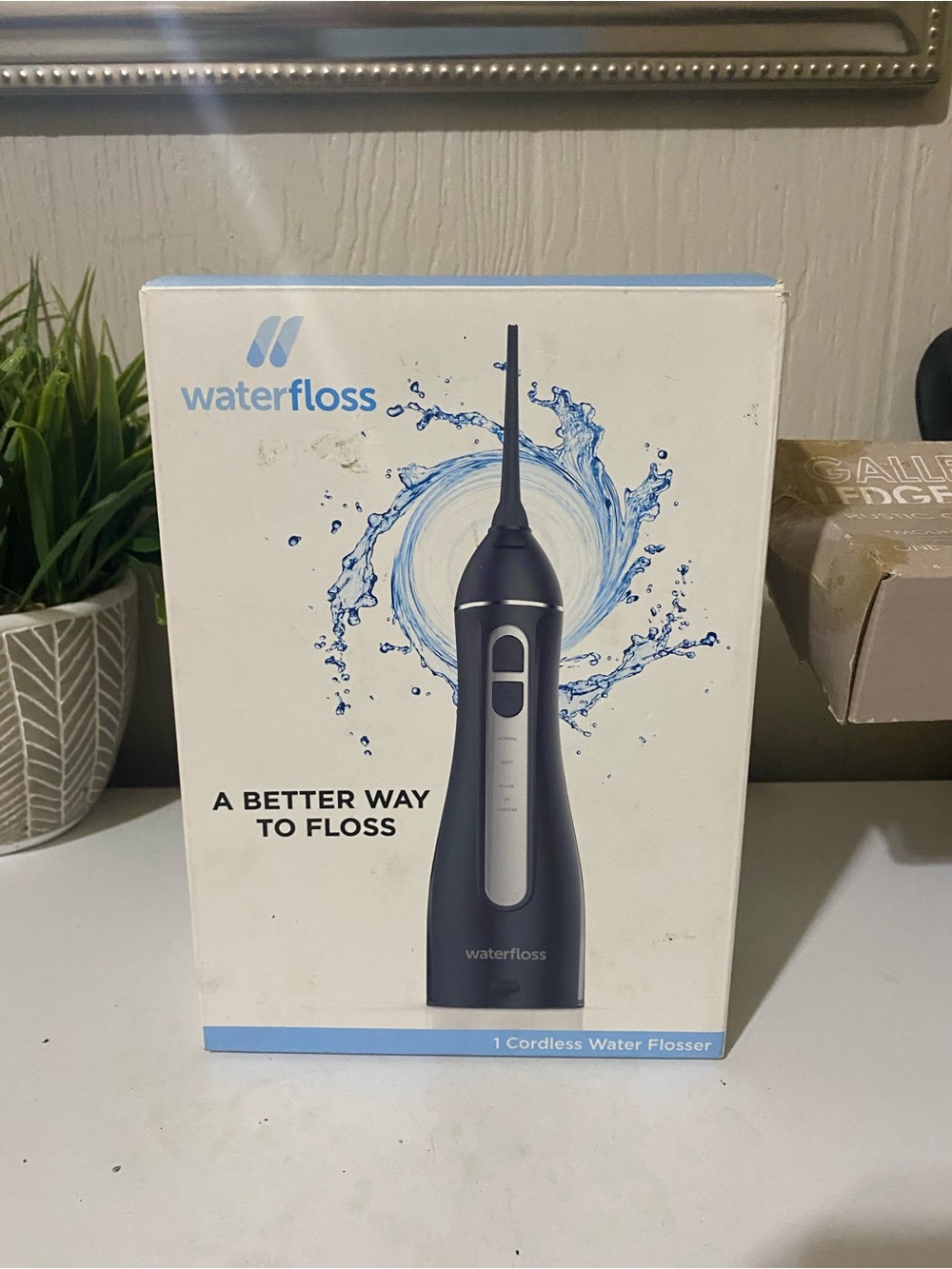 Waterpik Waterfloss Cordless Water Flosser in Dark Blue - Waterfloss